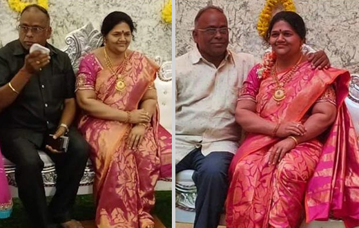 Srinivas Gupta makes life-size statue of wife